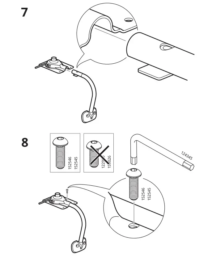IKEA BLECKBERGET - Swivel Chair - Installation