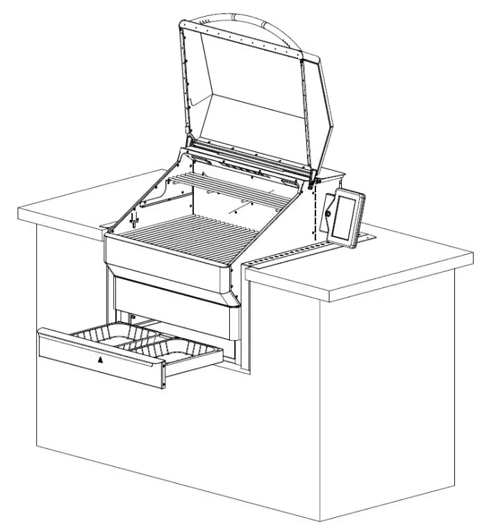 VGB0001S 28-Inch Stainless Steel Built-In Grill - Final Assembly