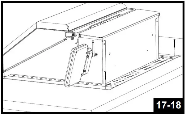 VGB0001S 28-Inch Stainless Steel Built-In Grill - Slide the unit back into position