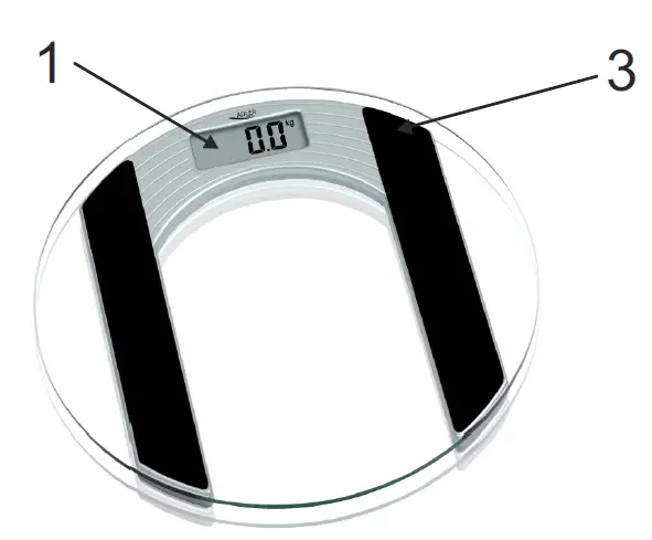 AD 8122 Electronic Personal Scale