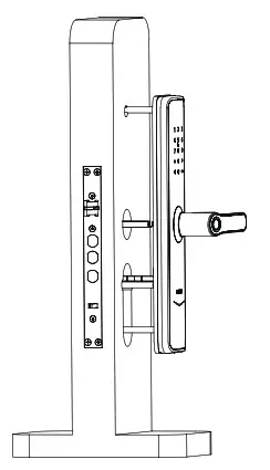 PHILIPS EasyKey 7300 Lever Smart Door Lock- Installation steps 4