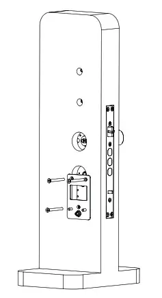 PHILIPS EasyKey 7300 Lever Smart Door Lock- Installation steps 5