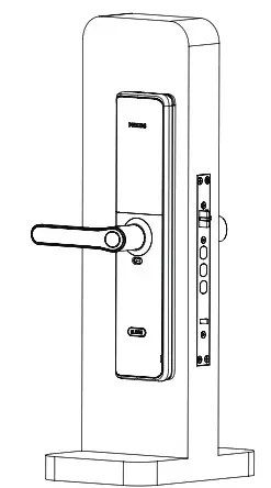 PHILIPS EasyKey 7300 Lever Smart Door Lock- Installation steps 8