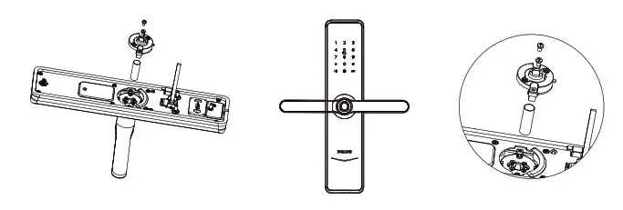 PHILIPS EasyKey 7300 Lever Smart Door Lock- Step 2