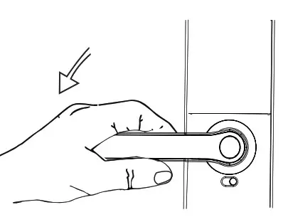PHILIPS EasyKey 7300 Lever Smart Door Lock- With handle