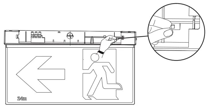 DAVIS LIGHTING KWIK E2 Series LED Exit Light - INSTALLATION 6