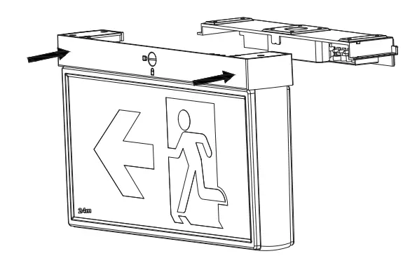 DAVIS LIGHTING KWIK E2 Series LED Exit Light - INSTALLATION 7