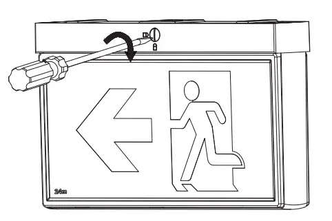 DAVIS LIGHTING KWIK E2 Series LED Exit Light - INSTALLATION 8