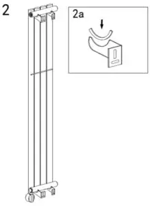 ecostrad 12502207 Designer Electric Radiators - Brackets