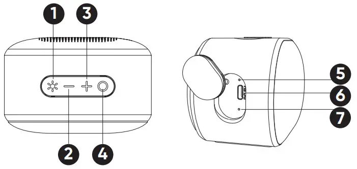 onn BM1020 LED Speaker - LED Speaker