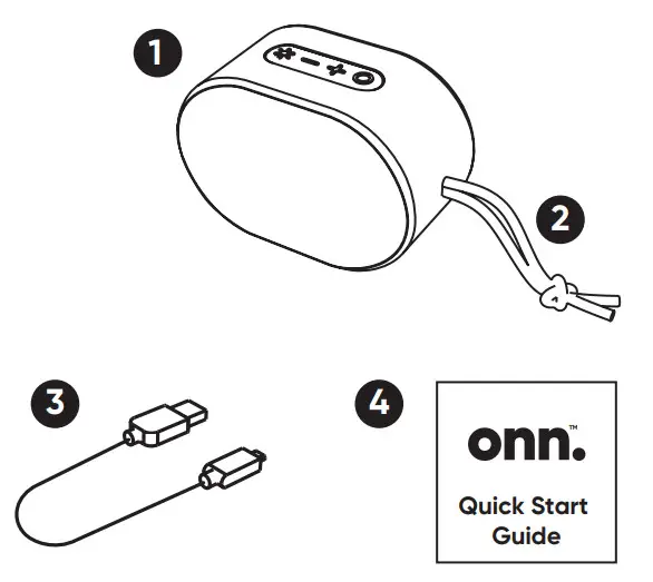 onn BM1020 LED Speaker