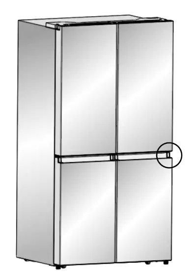 Hisense 21.6 CU.FT.French Door Refrigerator-6