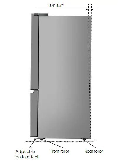 Hisense 21.6 CU.FT.French Door Refrigerator-7