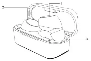 kogan KAW6T21BLKA W60 True Wireless Earphones - overview