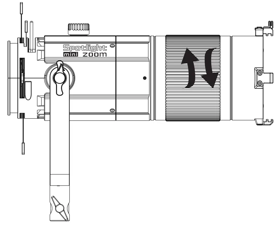 Aputure Spotlight Mini Zoom for LS 60d and 60x LED Lights - FIG 4