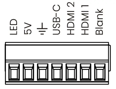 SC T HUS03 4K6G 4K60 3 1 HDMI USB C Presentation Switcher - Contact