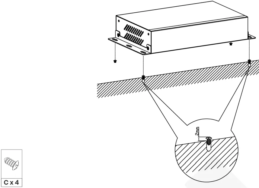 SC T HUS03 4K6G 4K60 3 1 HDMI USB C Presentation Switcher - Wall Mounting