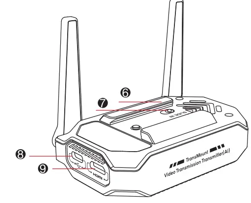ZHIYUN Transmount Video Transmission Transmitter AI fig5