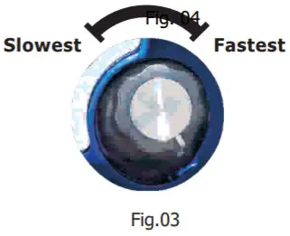 SOLAX Charge Soft tail - Speed adjustment dial