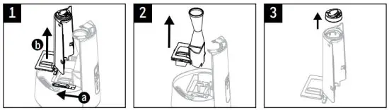 Honeywell HWC775 Series Dual Comfort Cool+Warm Mist Humidifier - Disassembly