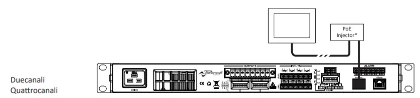 Powersoft RJ45 Wall Mount Touch fig3