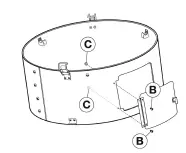 realcook RET0RA211012001 20 Inch Smoker Grill 11