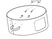 realcook RET0RA211012001 20 Inch Smoker Grill 14