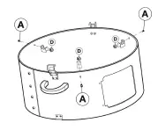 realcook RET0RA211012001 20 Inch Smoker Grill 16