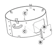 realcook RET0RA211012001 20 Inch Smoker Grill 17