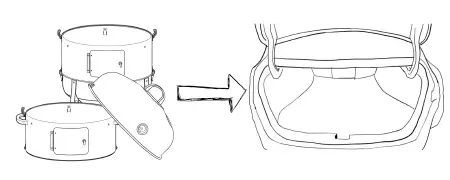 realcook RET0RA211012001 20 Inch Smoker Grill 3