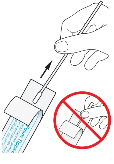 QUIDEL QuickVue At Home COVID 19 Test - Nostrils