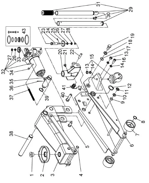 Clarke-CTJ3000GB-3-Tonne-Garage-Jack-7