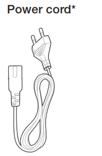 Power cord*