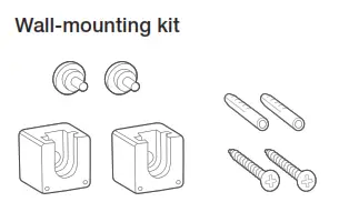 Wall-mounting kit