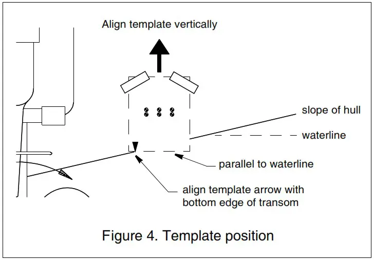 AIRMAR P66 Transom Mount Transducer - Mounting Location 3
