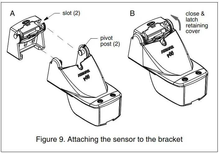 AIRMAR P66 Transom Mount Transducer - Mounting the Bracket