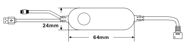 Juntong-Technology-JT-RGB-BI44KM-02-1 USB-Bluetooth-Infrared-44-Key-RGB-Mini-Music-Controller-FIG-1