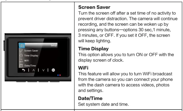 RICILAR CR612 4K Dash Camera-fig10