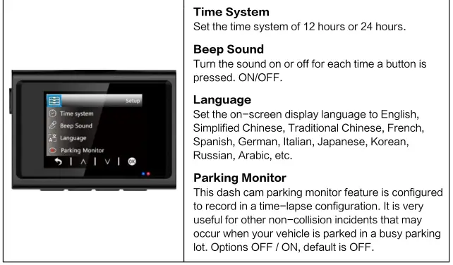 RICILAR CR612 4K Dash Camera-fig11