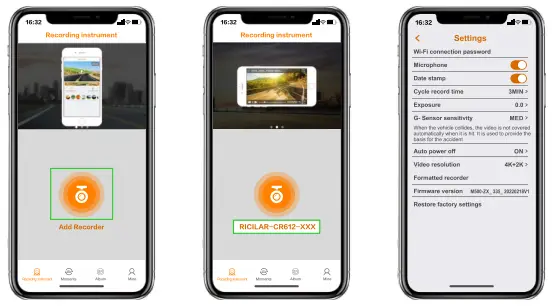 RICILAR CR612 4K Dash Camera-fig20