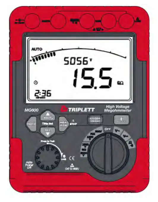 TRIPLETT-Digital-High-Voltage-Megohmmete