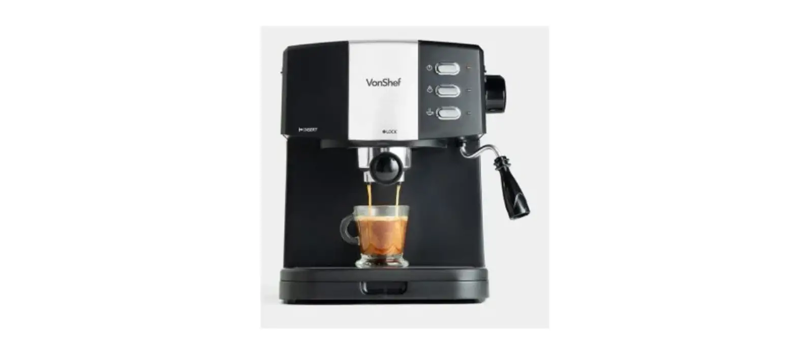 Vonshef 2000103 Pro Espresso Machine 15 Bar 220 Instructions