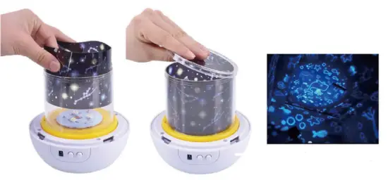 Gustave Star -Night -Light -for -Kids- Universe -Projection- Lamp -6