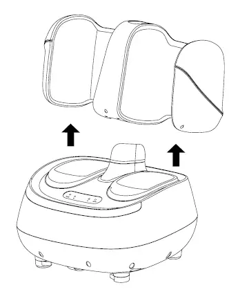 COSTWAY JS10015US Foot and Calf Massager 2