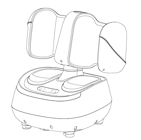 COSTWAY JS10015US Foot and Calf Massager