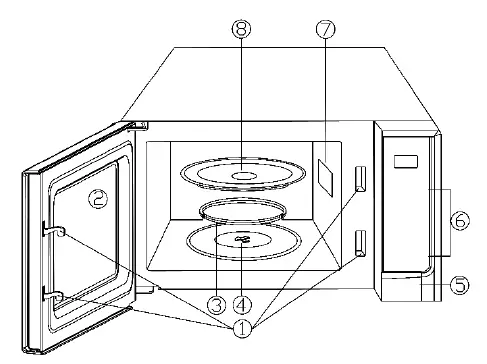 Danby DDMW01440WG1 1.4 Cubic Foot Sensor Microwave Oven-1