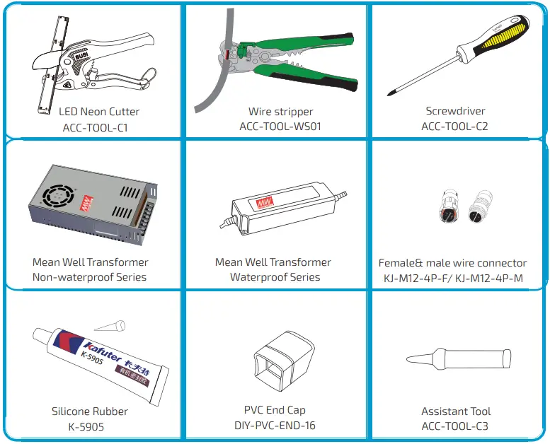 Lighting Olympia F18 Multi Color RGBW Neon flex-fig15