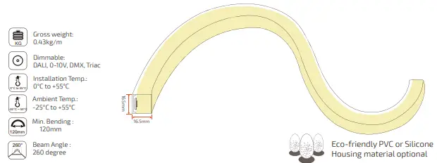 Lighting Olympia F18 Multi Color RGBW Neon flex-fig2