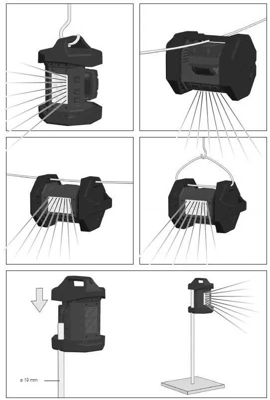 milwaukee M18 AL Cordless Site Lights-FIG4