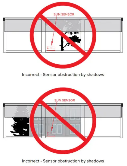 ROLL A SHADE QOQMGM12P3 Sun Sensor Eclipse - Install Bracket 4
